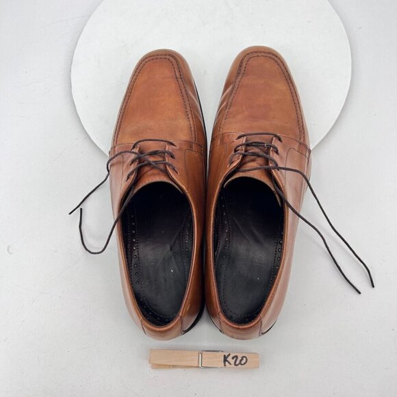 Allen Edmonds Tribeca Men Size 9D Brown Walnut Leather Derby Dress Shoes - Picture 12 of 16